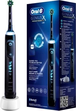 Oral B Oral-B Genius X - Special Editie - Zwart - Elektrische Tandenborstel - 1 Handvat En 1 Opzetborstel