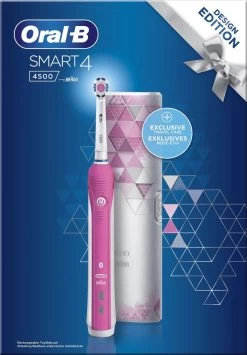 Oral B Oral-B Smart 4 4500 - Roze - Elektrische Tandenborstel -Mondverzorging 835x1200 4
