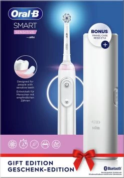Oral B Oral-B Smart Sensitive - Elektrische Tandenborstel - Ontworpen Door Braun - 1 Handvat En 1 Opzetborstel -Mondverzorging 837x1200