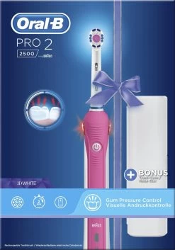 Oral B Oral-B PRO 2500 3D - Elektrische Tandenborstel - Roze -Mondverzorging 839x1200 5