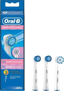 Oral B Ral B Opzetborstel Sensitive Clean 3 Stuks