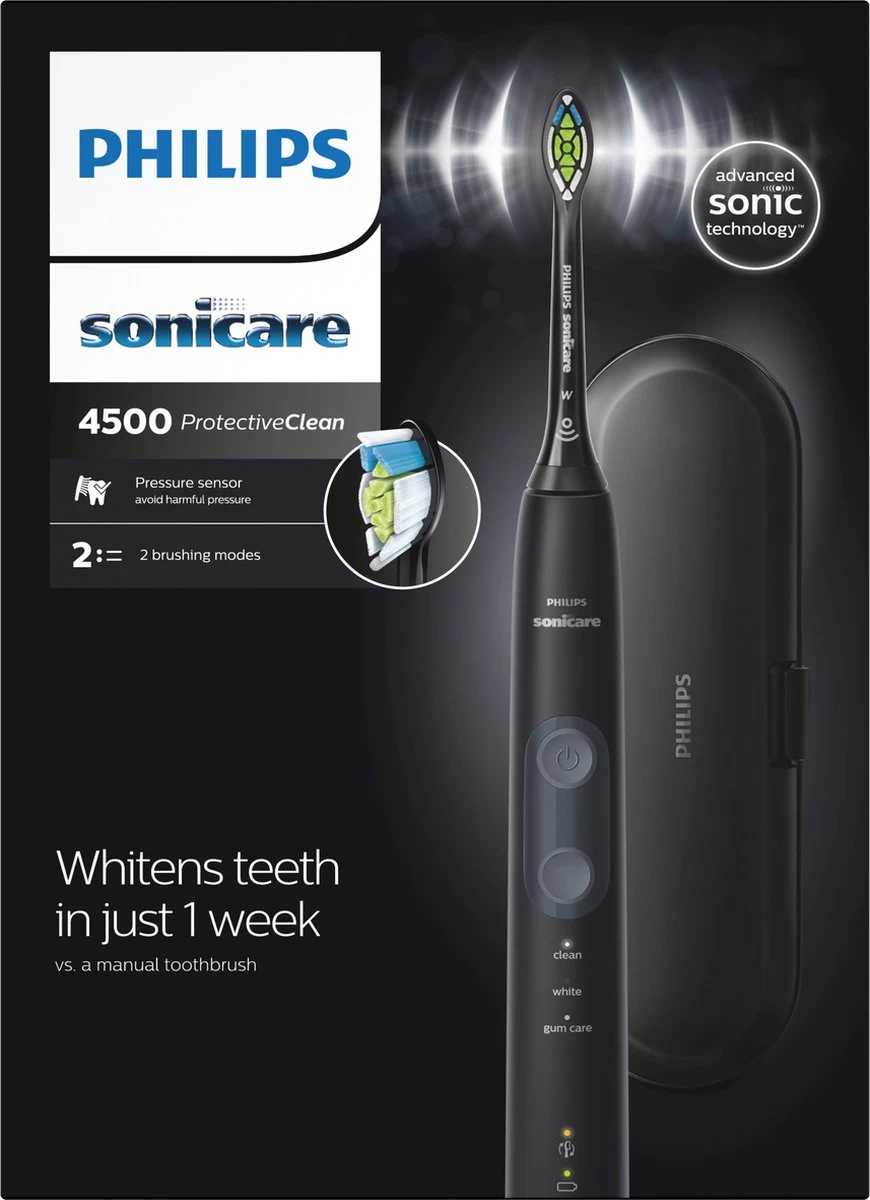 Philips Sonicare ProtectiveClean 4500 Series HX6830/53 - Elektrische Tandenborstel 6 Philips Sonicare ProtectiveClean 4500 Series HX6830/53 - Elektrische Tandenborstel - Afbeelding 4
