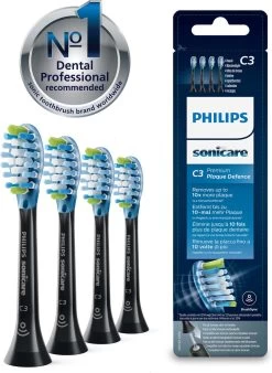 Philips Sonicare C3 Premium Plaque Defense HX9044/33 - Opzetborstel - 4 Stuks -Mondverzorging 876x1200