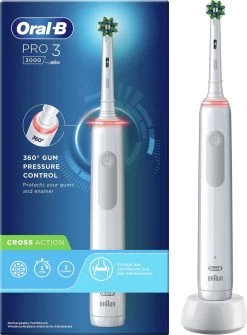 Oral B Oral-B Pro 3 3000 - Wit - Elektrische Tandenborstel - Ontworpen Door Braun - 1 Handvat En 1 Opzetborstel 16 Oral B Oral-B Pro 3 3000 - Wit - Elektrische Tandenborstel - Ontworpen Door Braun - 1 Handvat En 1 Opzetborstel -Mondverzorging 886x1200