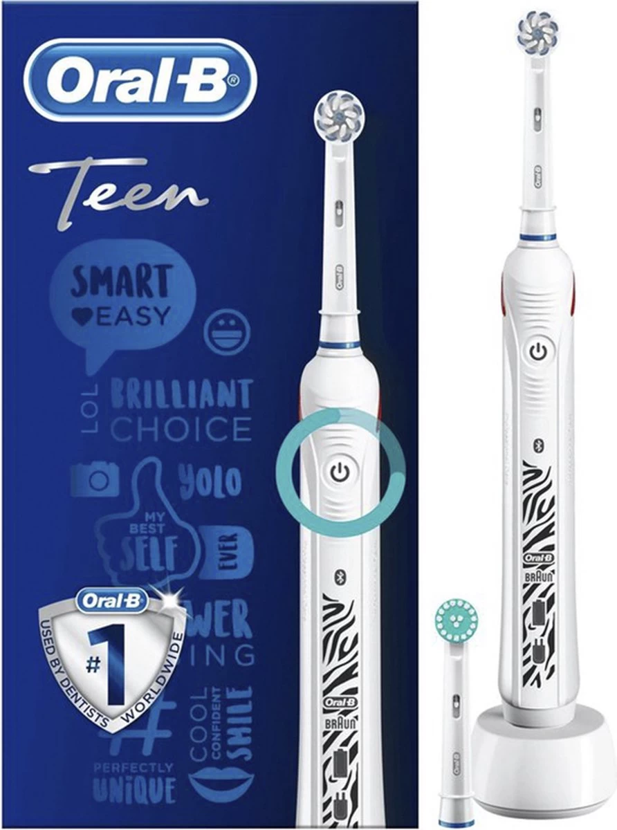 Oral B Oral-B Smartseries Teen - Elektrische Tandenborstel - Wit 3 Oral B Oral-B Smartseries Teen - Elektrische Tandenborstel - Wit