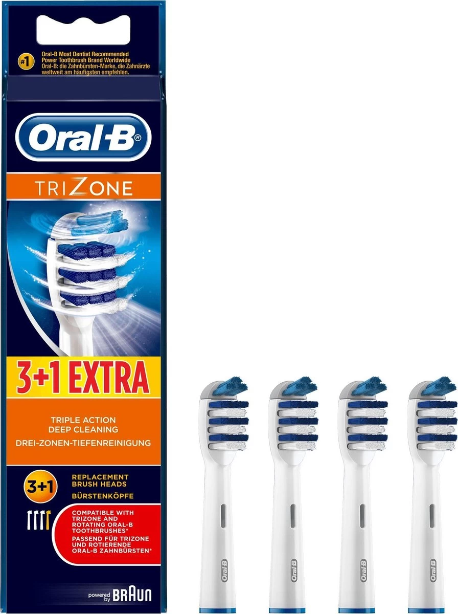 Oral B Oral-B TriZone - Opzetborstels - 4 Stuks 20 Oral B Oral-B TriZone - Opzetborstels - 4 Stuks - Afbeelding 18