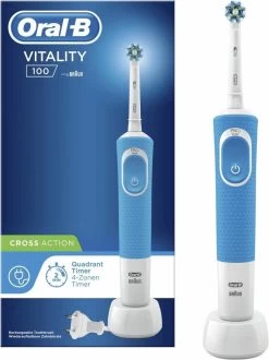 Oral B Oral-B Vitality 100 CrossAction - Blauw - Elektrische Tandenborstel -Mondverzorging 898x1200