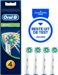 Oral B Oral-B CrossAction - Opzetborstels - 4 Stuks 34 Oral B Oral-B CrossAction - Opzetborstels - 4 Stuks -Mondverzorging 922x1200 2