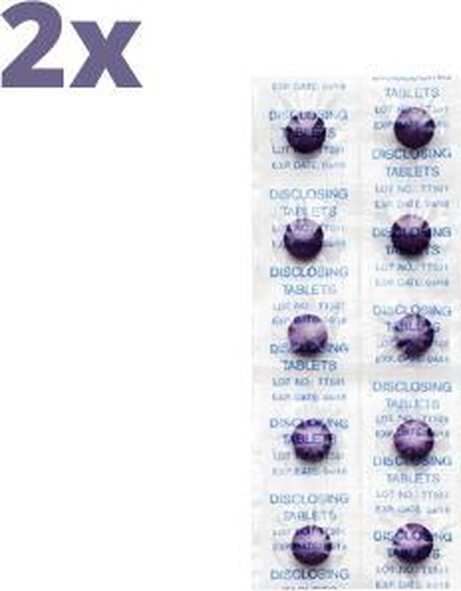 Tepe Plakverklikker Tabletten - 2x 10 Stuks - Voordeelverpakking 3 Tepe Plakverklikker Tabletten - 2x 10 Stuks - Voordeelverpakking