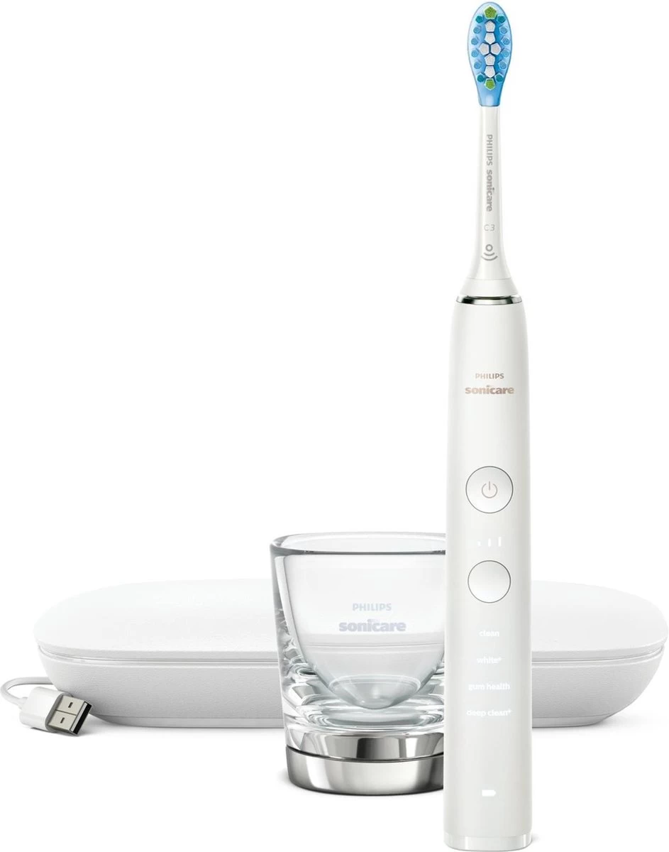 Philips Sonicare DiamondClean HX9911/27 - Elektrische Tandenborstel - Wit 3 Philips Sonicare DiamondClean HX9911/27 - Elektrische Tandenborstel - Wit