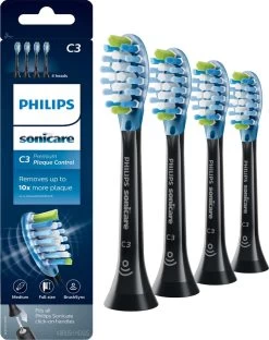 Philips Sonicare C3 Premium Plaque Defense HX9044/33 - Opzetborstel - 4 Stuks -Mondverzorging 951x1200