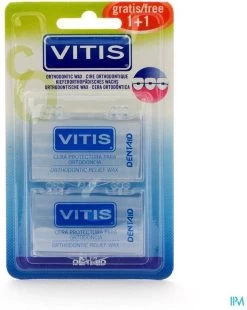 Vitis Orthodontic Wax 2 Stuks -Mondverzorging 957x1200