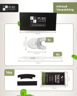 Tandenbleekset INCL. 14 Whitening Strips En 6 Gelpennen - ZONDER PEROXIDE - Teeth Whitening Kit - Tandenbleekset Met Ebook En Nederlandse Handleiding - Tandenblekers - Valentijnsdag Cadeau -Mondverzorging 960x1200 6