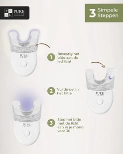 Tandenbleekset INCL. 14 Whitening Strips En 6 Gelpennen - ZONDER PEROXIDE - Teeth Whitening Kit - Tandenbleekset Met Ebook En Nederlandse Handleiding - Tandenblekers - Valentijnsdag Cadeau -Mondverzorging 960x1200 8