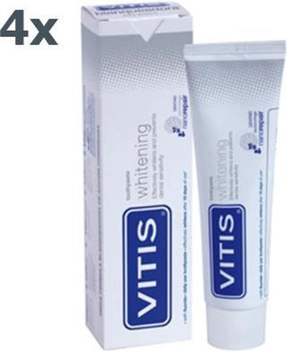 Vitis Whitening Tandpasta 4 Pack 9 Vitis Whitening Tandpasta 4 Pack - Afbeelding 7